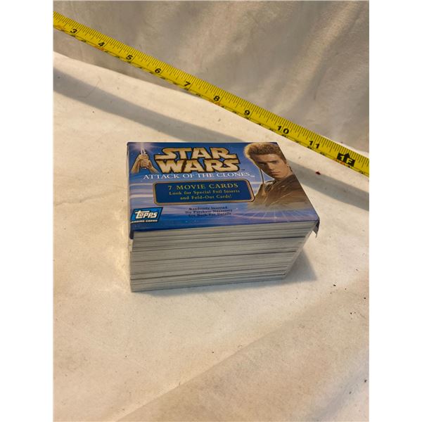 Star Wars attack of the clones trading cards