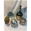 Image 1 : Collectible vintage items, ice bucket, sifter