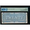 Image 2 : 1864 $20 T-67 Confederate PMG 63EPQ