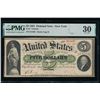 Image 1 : 1861 $5 New York Demand Note PMG 30