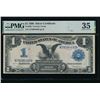 Image 1 : 1899 $1 Black Eagle Silver Certificate PMG 35