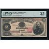 Image 1 : 1891 $2 Treasury Note PMG 25
