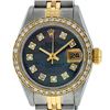 Image 2 : Rolex Ladies 2 Tone Tahitian MOP Diamond Datejust Wristwatch