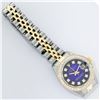 Image 6 : Rolex Ladies 2 Tone Blue Vignette VS Diamond Datejust Wristwatch