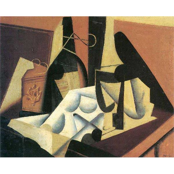 Juan Gris - Still Life With A White Tablecloth