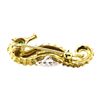 Image 3 : Tiffany and Co. Seahorse Motif Pin - 18KT Yellow and White Gold