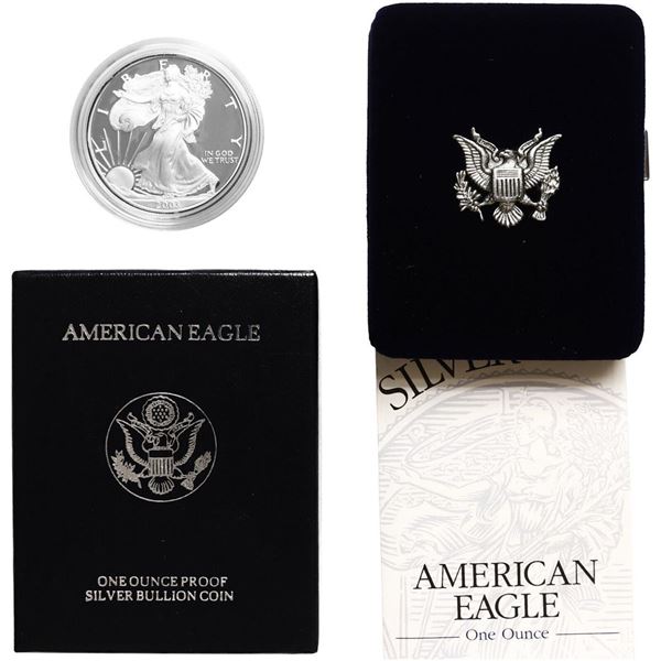 2003-W $1 American Silver Eagle Dollar Proof Coin w/Case & COA