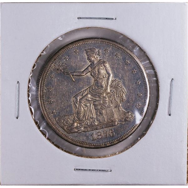 1876-S $1 Trade Silver Dollar Coin AU+