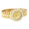 Image 3 : Rolex Mens 18K Yellow Gold Champagne Diamond 6.5 ctw Quickset President Wristwat