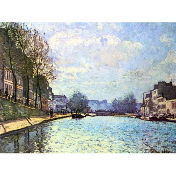 Alfred Sisley - Canal of Saint-Martin