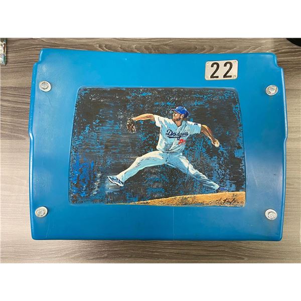 Dodger Stadium Seat-back hand-painted by Kathleen Keifer