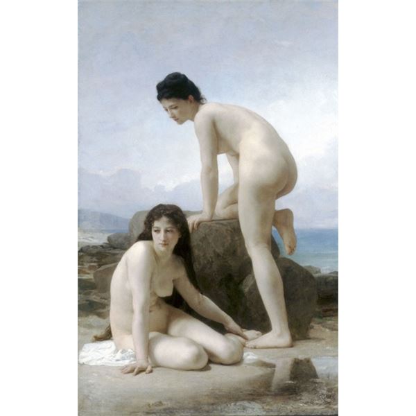 William Bouguereau - Les Deux Baigneuses