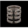 Image 2 : 14KT White Gold 1.07 ctw Diamond Ring