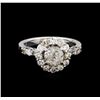 Image 2 : 14KT White Gold 1.83 ctw Diamond Ring