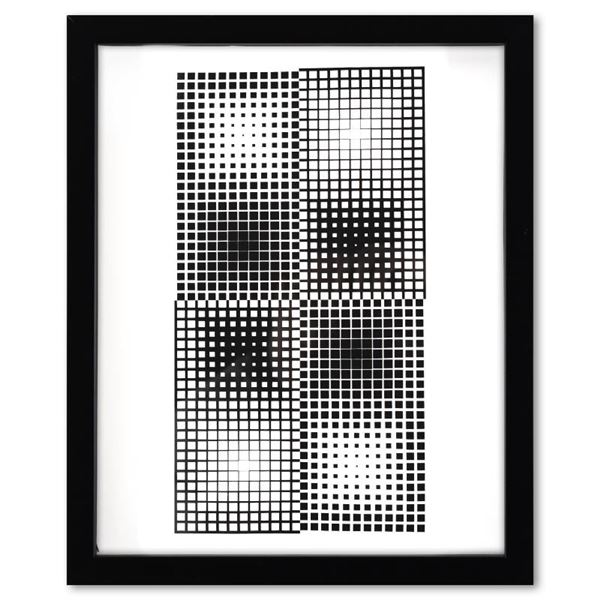 Binovae de la serie Corpusculaires by Vasarely (1908-1997)