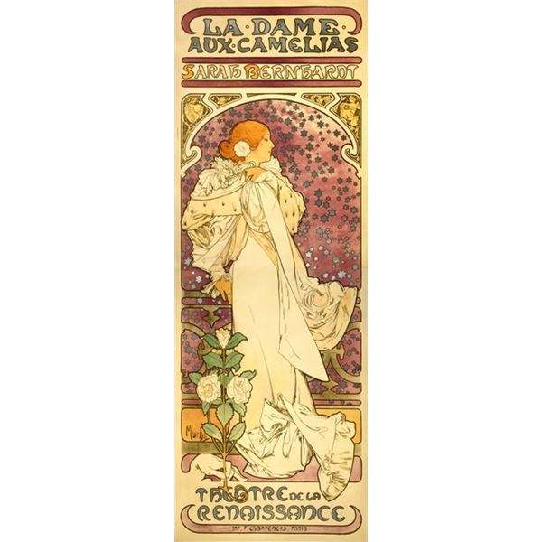 Alphonse Mucha - La Dame Aux Camelias