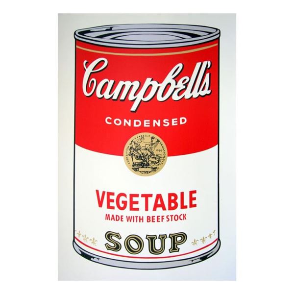 Soup can 11.48 (Vegetable w/ Beef Stock) by Warhol, Andy