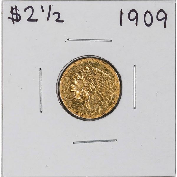 1909 $2 1/2 Indian Head Quarter Eagle Gold Coin