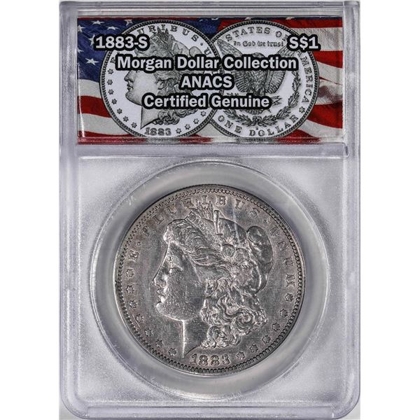 1883-S $1 Morgan Silver Dollar Coin ANACS Genuine