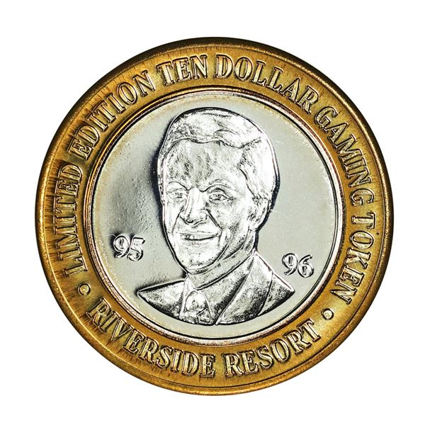 .999 Silver Riverside Resort Casino Laughlin, NV $10 Limited Edition Gaming Token