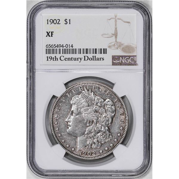 1902 $1 Morgan Silver Dollar Coin NGC XF