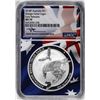 Image 1 : 2018 Australia $1 Wedge-Tailed Eagle Silver Coin NGC MS70 Mercanti Signed Early Releases