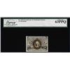 Image 1 : 1863 Second Issue Five Cents Fractional Note Fr.1232 Legacy Choice New 63PPQ