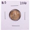 Image 1 : 2016 $5 American Gold Eagle Coin
