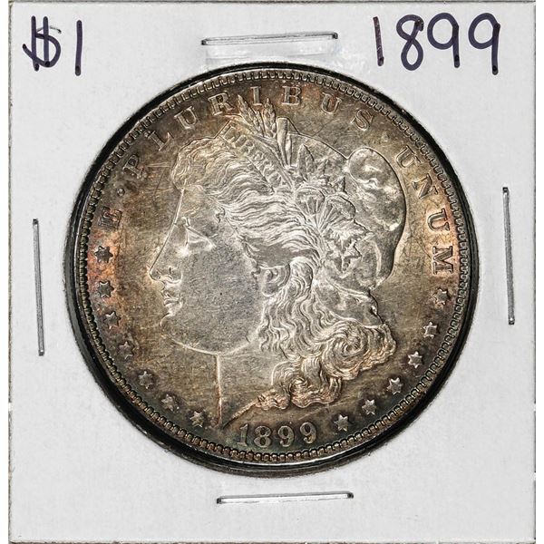 1899 $1 Morgan Silver Dollar Coin Nice Toning
