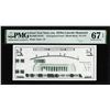 Image 1 : Circa 1970's Lincoln Memorial Giori Test Note PMG Superb Gem Uncirculated 67EPQ