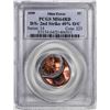 Image 1 : 1999 Lincoln Cent Coin Mint ERROR Double Struck 2nd Strike 40% Off Center PCGS MS64RD