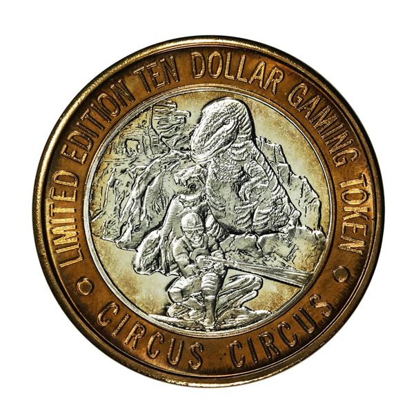 .999 Silver Circus Circus Hotel & Casino $10 Limited Edition Casino Gaming Token