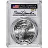 Image 1 : 2021 Type 2 $1 American Silver Eagle Coin PCGS MS70 Damstra Signature First Strike