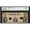 Image 1 : 1861 $10 Confederate States of America Note T-25 Legacy Very Fine 20