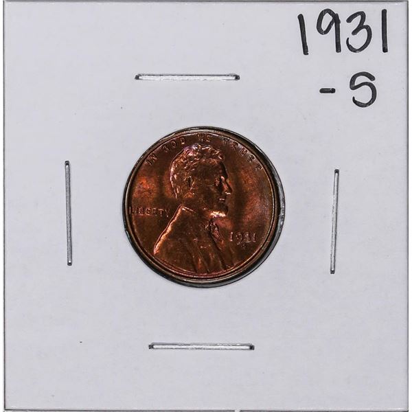 1931-S Lincoln Wheat Cent Coin