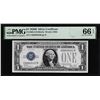 Image 1 : 1928B $1 Funnyback Silver Certificate Note Fr.1602 PMG Gem Uncirculated 66EPQ