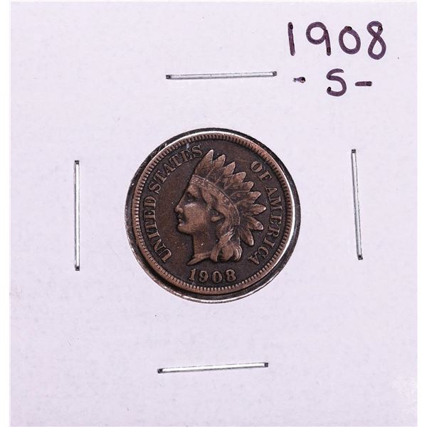 1908-S Indian Head Cent Coin