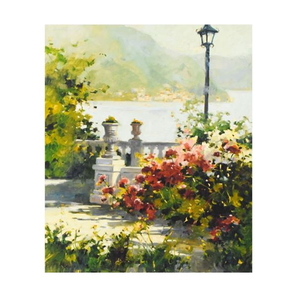 Marilyn Simandle "Bella Terrazza" Limited Edition Giclee On Canvas