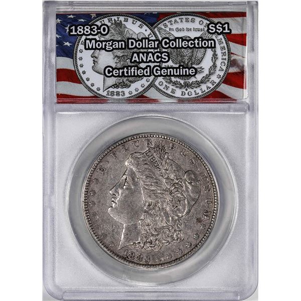 1883-O $1 Morgan Silver Dollar Coin ANACS Genuine