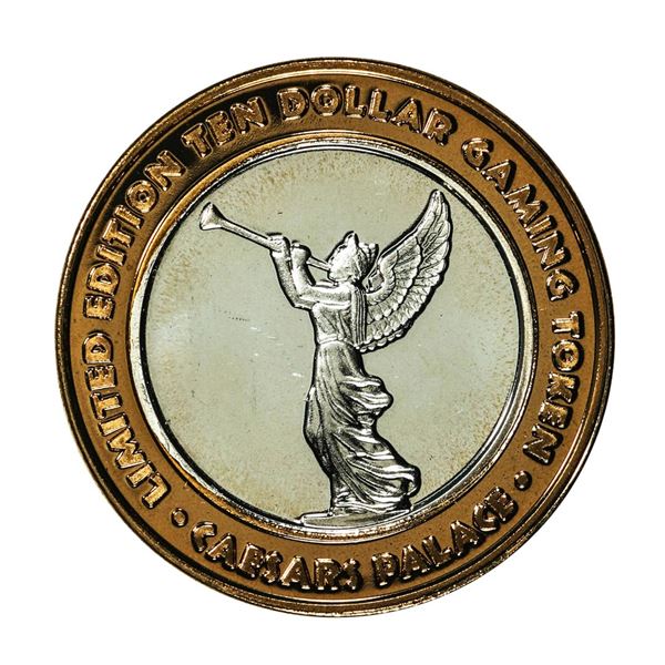 .999 Silver Caesars Palace Las Vegas, Nevada $10 Casino Limited Edition Gaming Token