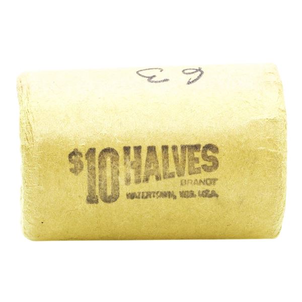 Original Roll of (20) Brilliant Uncirculated 1963-D Franklin Half Dollar Coins