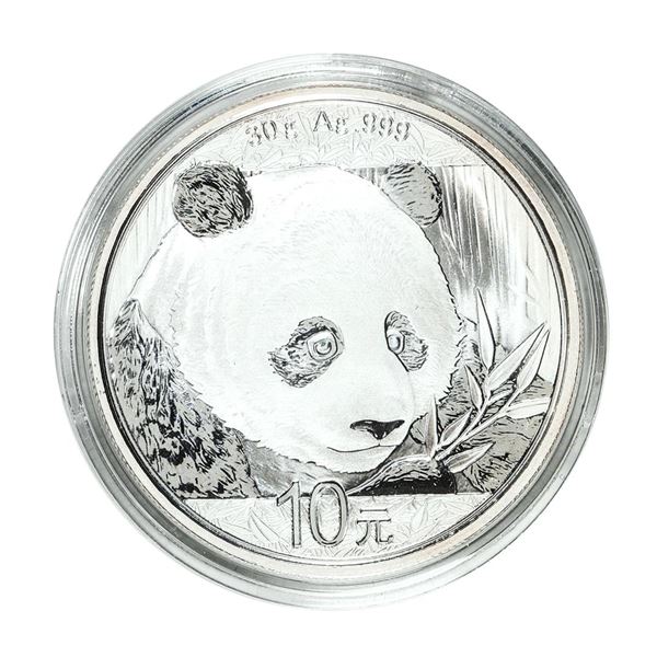 2018 China 10 Yuan Panda Silver Coin