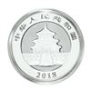 Image 2 : 2018 China 10 Yuan Panda Silver Coin