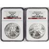 Image 1 : Lot of 2005-2006 $1 American Silver Eagle Coins NGC MS69 First Strikes