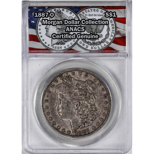 1887-O $1 Morgan Silver Dollar Coin ANACS Genuine