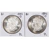 Image 2 : Lot of 1883-O & 1884-O $1 Morgan Silver Dollar Coins Proof Like