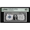 Image 1 : 1928A $1 Funnyback Silver Certificate Note Fr.1601 PMG Gem Uncirculated 65EPQ