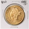 Image 1 : 1882-S $20 Liberty Head Double Eagle Gold Coin