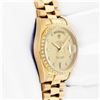 Image 5 : Rolex Men's 18K Yellow Gold Diamond Day Date President Wristwatch