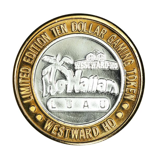.999 Silver Westward Ho Casino Las Vegas $10 Casino Limited Edition Gaming Token